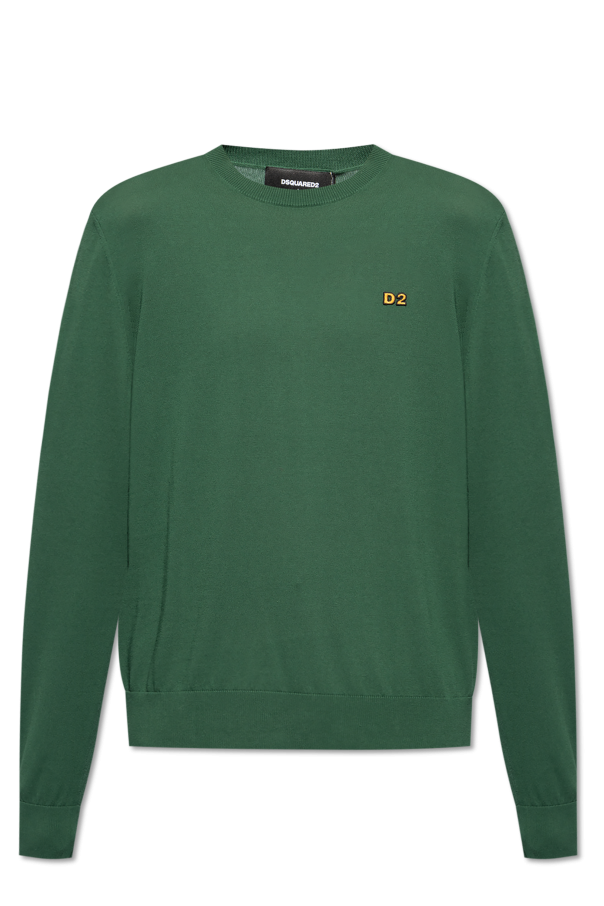 Dsquared2 green sweatshirt best sale